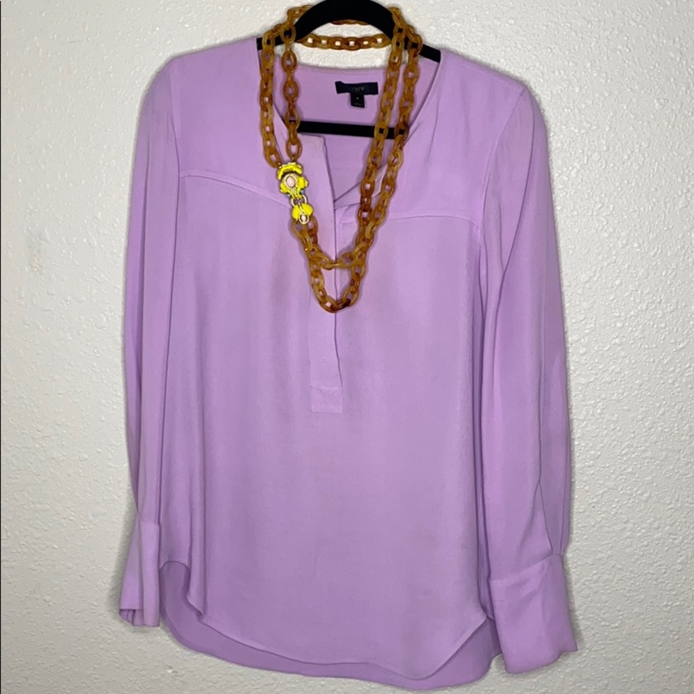 Viscose long sleeved blouse by Jcrew
